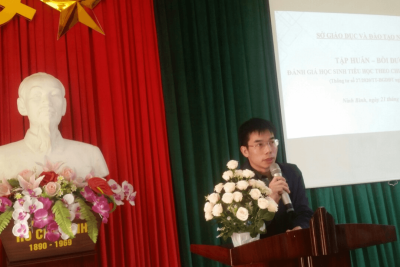 SINH HOẠT CHUYÊN MÔN LIÊN TRƯỜNG VỚI CHUYÊN ĐỀ ĐÁNH GIÁ HỌC SINH LỚP 1 TẠI TRƯỜNG TIỂU HỌC NINH TIẾN