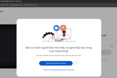 TRƯỜNG TIỂU HỌC NINH TIẾN HƯỚNG DẪN HỌC SINH THAM GIA LỚP HỌC TRỰC TUYẾN BẰNG GOOGLE MEET