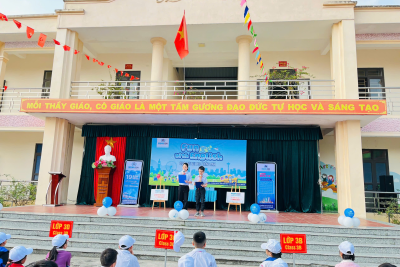 TRƯỜNG TIỂU HỌC NINH TIẾN TỔ CHỨC THÀNH CÔNG CHƯƠNG TRÌNH GIAO LƯU “VUI HỌC TIẾNG ANH”