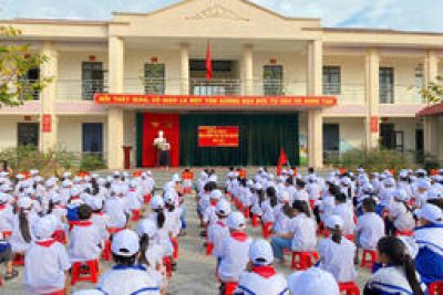 TRƯỜNG TIỂU HỌC NINH TIẾN PHÁT ĐỘNG TUẦN LỄ HỌC TẬP SUỐT ĐỜI NĂM 2024 VỚI CHỦ ĐỀ “PHÁT TRIỂN VĂN HOÁ ĐỌC THÚC ĐẨY HỌC TẬP SUỐT ĐỜI”