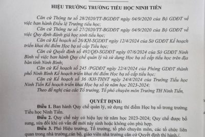 Công khai niêm yết DS GV tốt nghiệp ĐH chưa được bổ nhiệm chức danh nghề nghiệp và xếp lương