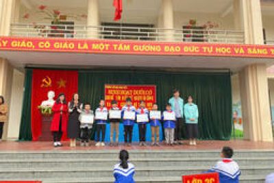 TRƯỜNG TIỂU HỌC NINH TIẾN TỔ CHỨC LỄ RA MẮT CÂU LẠC BỘ TIẾNG ANH NĂM HỌC 2024-2025